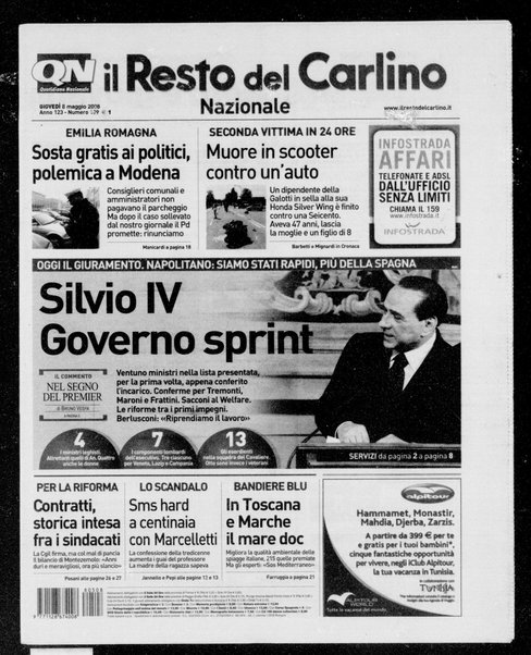 Il Resto del Carlino : giornale dell'Emilia